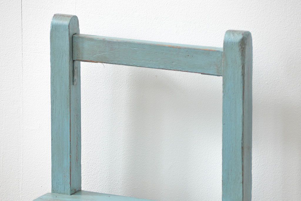 アンティーク家具　アンティークペイント小振りでかわいいチェア1脚