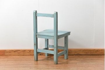 アンティーク家具　アンティークペイント小振りでかわいいチェア1脚