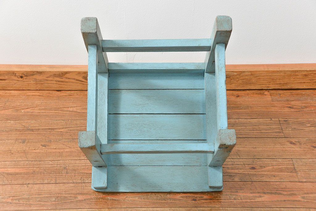 アンティーク家具　アンティークペイント小振りでかわいいチェア1脚