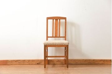 レトロ家具　昭和レトロ シンプルなアンティークチェア(椅子、イス)