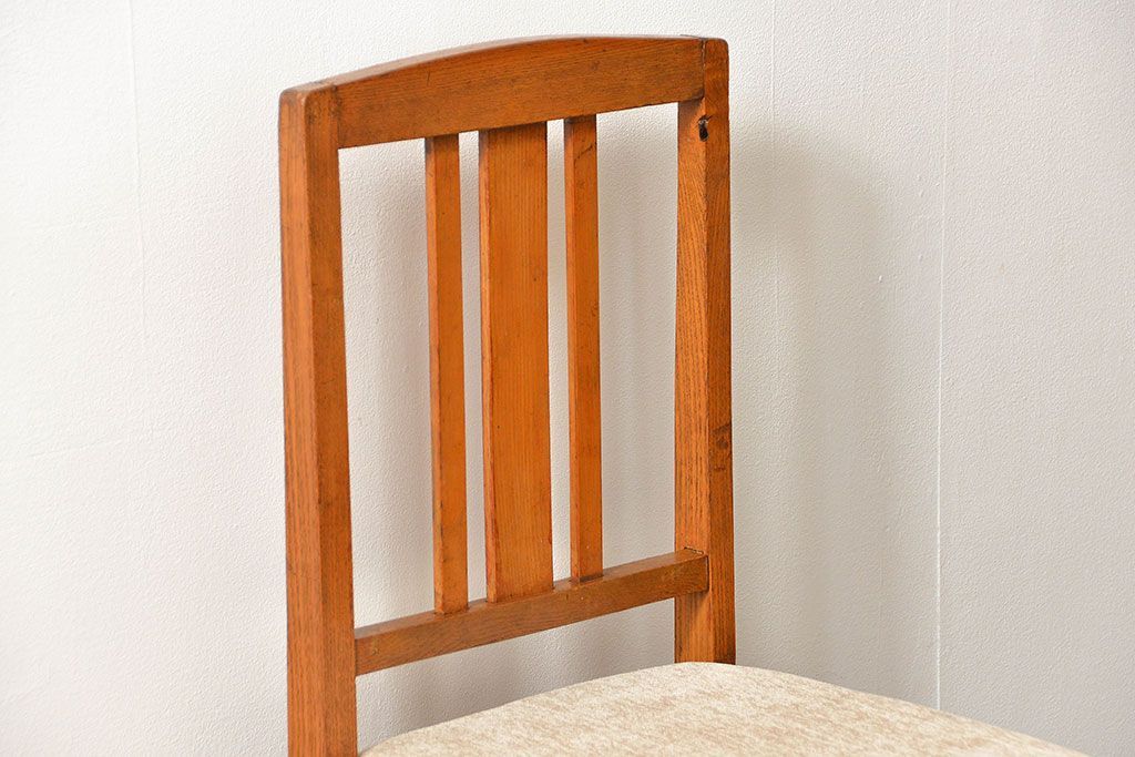 レトロ家具　昭和レトロ シンプルなアンティークチェア(椅子、イス)