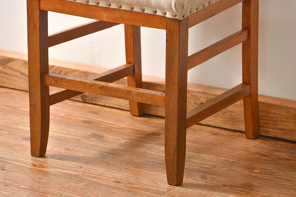 レトロ家具　昭和レトロ シンプルなアンティークチェア(椅子、イス)