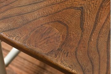 アンティーク家具　アンティークペイント　イギリスチャーチチェア2脚セット(イス、椅子)