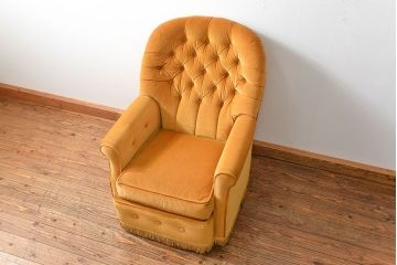 ヴィンテージ家具　イギリスビンテージ　1人掛けラウンジチェア(ソファ)(2)
