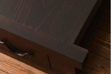 アンティーク家具　古民具・骨董 九尺幅　特大　引き出しローボード(置き床、置床、水屋箪笥、TVボード、テレビ台、キャビネット、収納棚)