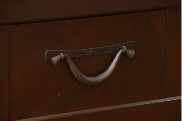 アンティーク家具　古民具・骨董 九尺幅　特大　引き出しローボード(置き床、置床、水屋箪笥、TVボード、テレビ台、キャビネット、収納棚)