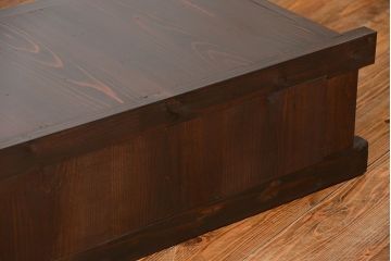 アンティーク家具　古民具・骨董 九尺幅　特大　引き出しローボード(置き床、置床、水屋箪笥、TVボード、テレビ台、キャビネット、収納棚)