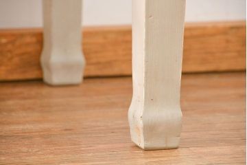 アンティーク家具　イギリスアンティーク　引き出し付き!小さなペイントダイニングテーブル(デスク)