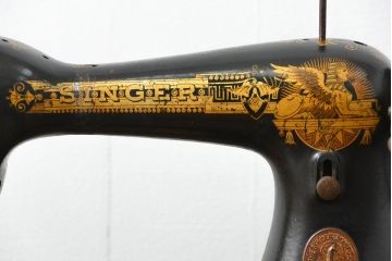 アンティーク家具　アンティーク　足踏みシンガーミシン(SINGER)(1)