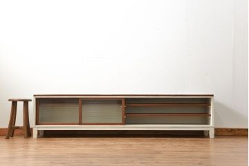 アンティークペイント　ラフジュ工房オリジナルテレビボード(TVボード・ローボード、テレビ台)