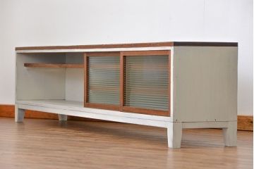 アンティークペイント　ラフジュ工房オリジナルテレビボード(TVボード・ローボード、テレビ台)