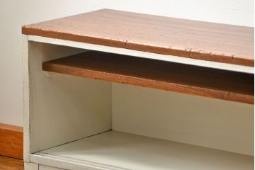 アンティークペイント　ラフジュ工房オリジナルテレビボード(TVボード・ローボード、テレビ台)