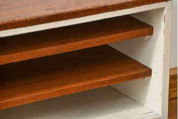 アンティークペイント　ラフジュ工房オリジナルテレビボード(TVボード・ローボード、テレビ台)