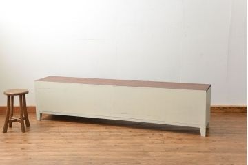 アンティークペイント　ラフジュ工房オリジナルテレビボード(TVボード・ローボード、テレビ台)
