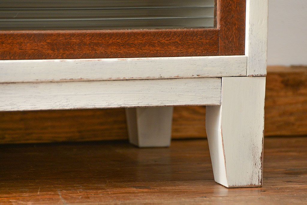 アンティークペイント　ラフジュ工房オリジナルテレビボード(TVボード・ローボード、テレビ台)