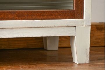 アンティークペイント　ラフジュ工房オリジナルテレビボード(TVボード・ローボード、テレビ台)