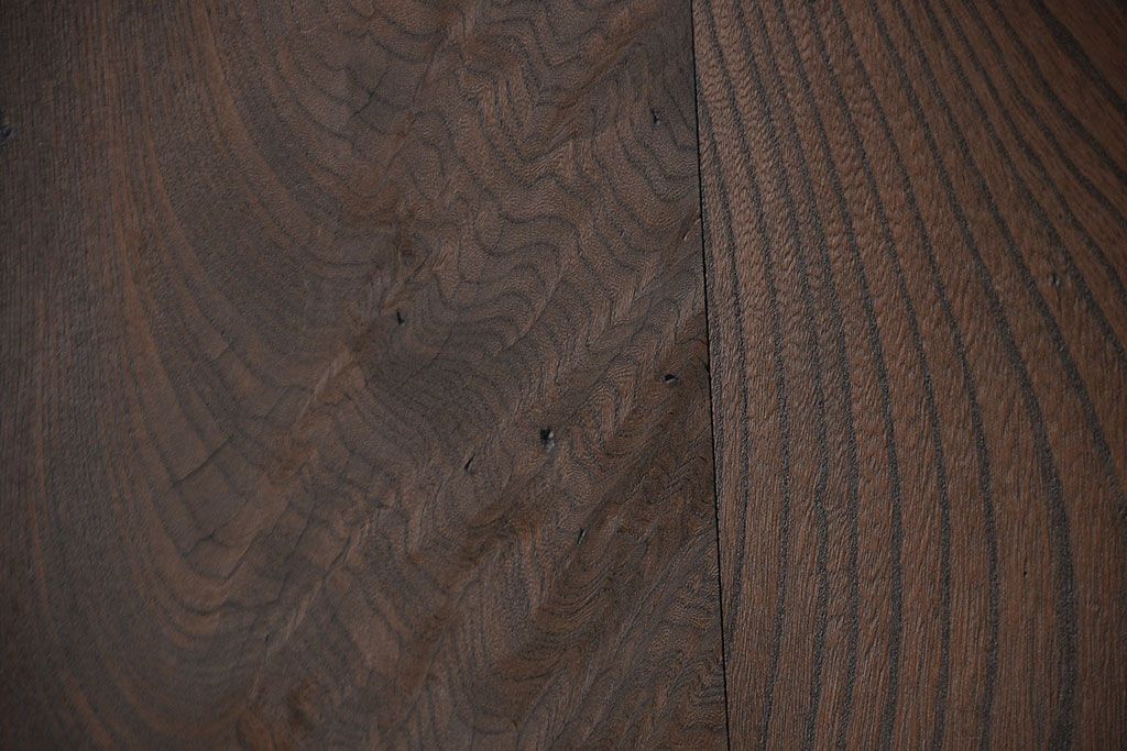 古民具・骨董 総欅材のシンプルな格子蔵戸(玄関戸)