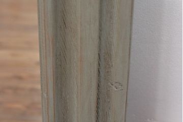 アンティーク雑貨　ラフジュ工房オリジナル　アンティークペイントウォールミラー(2)(鏡、姿見)