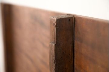 アンティーク家具　古民具・骨董 古い栃の木一枚板(古材、カウンターテーブル、材料)