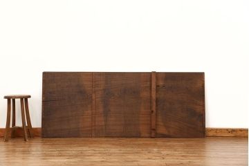 アンティーク家具　古民具・骨董 古い欅(ケヤキ)材一枚板(古材、カウンターテーブル、材料)