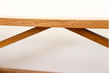 レトロ家具　昭和レトロ 古い木の長椅子(1)(ベンチ、長イス)