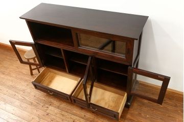 中古　九州民芸家具　サイドボード(サイドキャビネット、収納棚)