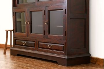 中古　九州民芸家具　サイドボード(サイドキャビネット、収納棚)