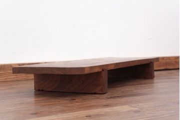 アンティーク家具　ジャンク品　多少虫食い有　一枚裁ち板(テーブル、作業台)