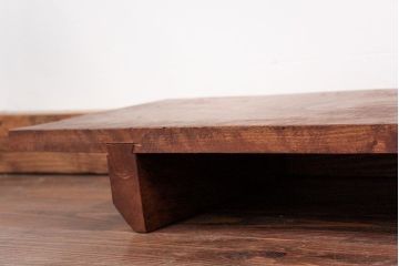 アンティーク家具　ジャンク品　多少虫食い有　一枚裁ち板(テーブル、作業台)