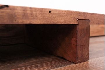 アンティーク家具　ジャンク品　多少虫食い有　一枚裁ち板(テーブル、作業台)
