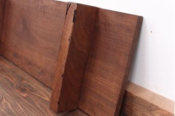 アンティーク家具　ジャンク品　多少虫食い有　一枚裁ち板(テーブル、作業台)