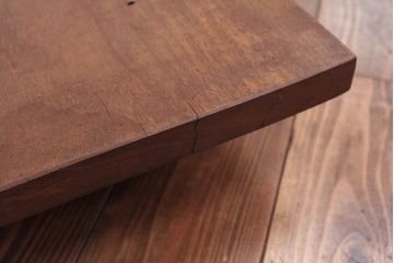 アンティーク家具　ジャンク品　多少虫食い有　一枚裁ち板(テーブル、作業台)