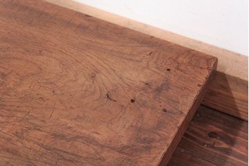 アンティーク家具　ジャンク品　イタミ有り　一枚裁ち板(テーブル、作業台)