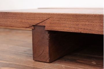 アンティーク家具　ジャンク品　イタミ有り　一枚裁ち板(テーブル、作業台)