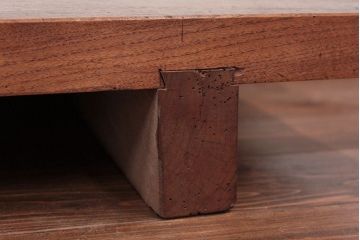アンティーク家具　ジャンク品　イタミ有り　一枚裁ち板(テーブル、作業台)