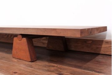 アンティーク家具　アンティーク 組み立て式の一枚裁ち板(テーブル、作業台)