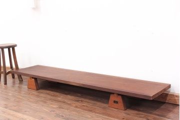 アンティーク家具　アンティーク 組み立て式の一枚裁ち板(テーブル、作業台)