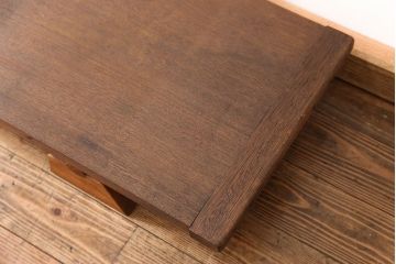 レトロ家具　昭和レトロ 天板一枚板　組み立て式 裁ち板(テーブル、作業台)