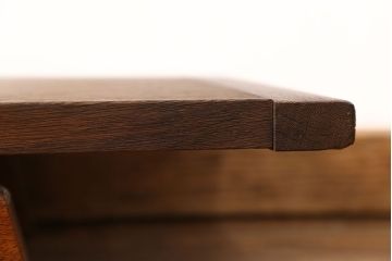 レトロ家具　昭和レトロ 天板一枚板　組み立て式 裁ち板(テーブル、作業台)