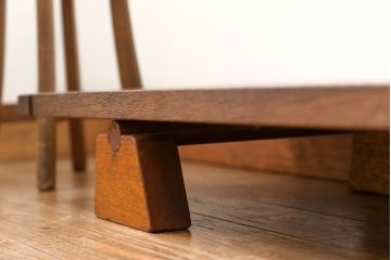 レトロ家具　昭和レトロ 天板一枚板　組み立て式 裁ち板(テーブル、作業台)