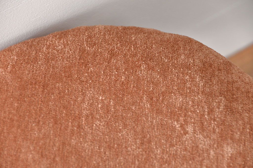 アンティーク家具　アンティーク 古い木のかわいい回転スツール(丸椅子、丸イス)