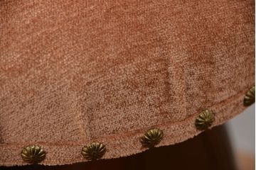 アンティーク家具　アンティーク 古い木のかわいい回転スツール(丸椅子、丸イス)