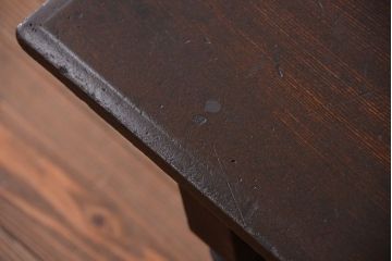 アンティーク家具　大正ロマン 古い栓材のかわいいアンティークテーブル(机、在宅ワーク、在宅用作業台、デスク)