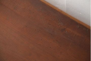 アンティーク家具　古民具・骨董 組み立て式 古い木の一枚板 裁ち板(作業台、ローテーブル)(2)