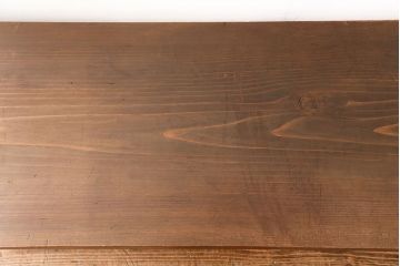 アンティーク家具　古民具・骨董 組み立て式 古い木の一枚板 裁ち板(作業台、ローテーブル)(3)