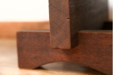 アンティーク家具　古民具・骨董 組み立て式 古い木の一枚板 裁ち板(作業台、ローテーブル)(3)