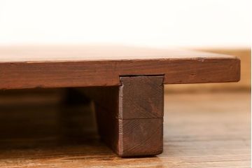 アンティーク家具　古民具・骨董 無垢材の作業台(テーブル、デスク、在宅ワーク、在宅用)