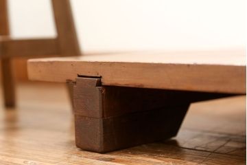 アンティーク家具　古民具・骨董 無垢材の作業台(テーブル、デスク、在宅ワーク、在宅用)
