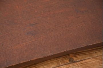 アンティーク家具　古民具・骨董 極厚の一枚板!古い木の裁ち板(作業台・テーブル・ローボード)(1)