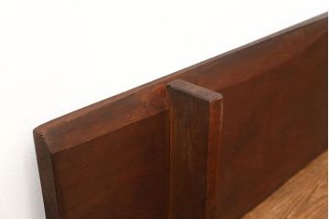 アンティーク家具　古民具・骨董 極厚の一枚板!古い木の裁ち板(作業台・テーブル・ローボード)(1)